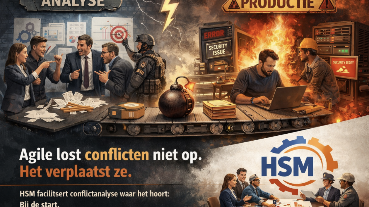 De Grote Illusie van de Backlog: Waarom Agile je conflicten niet oplost, maar verhuist